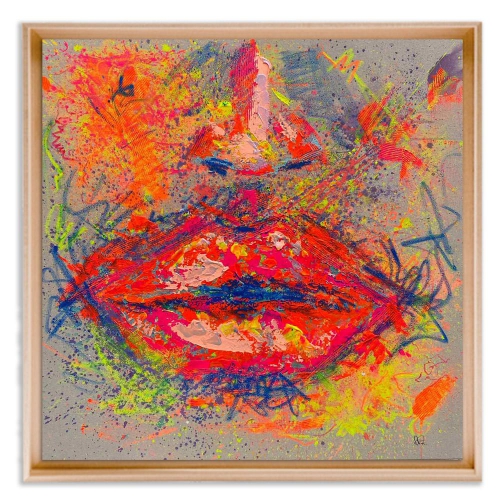 LIPS 5 | 90x90 cm