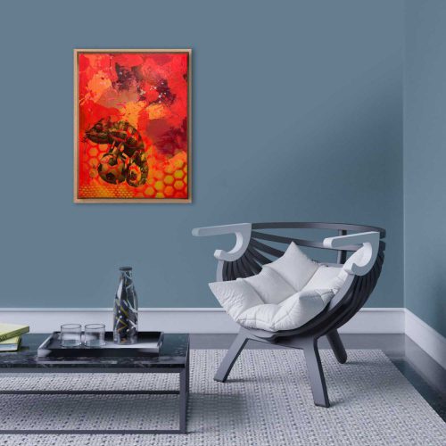 CHAMELEON | 30x40 cm | ✅  70 €